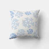 Coussin Motif Flocons de Neige (Verso)