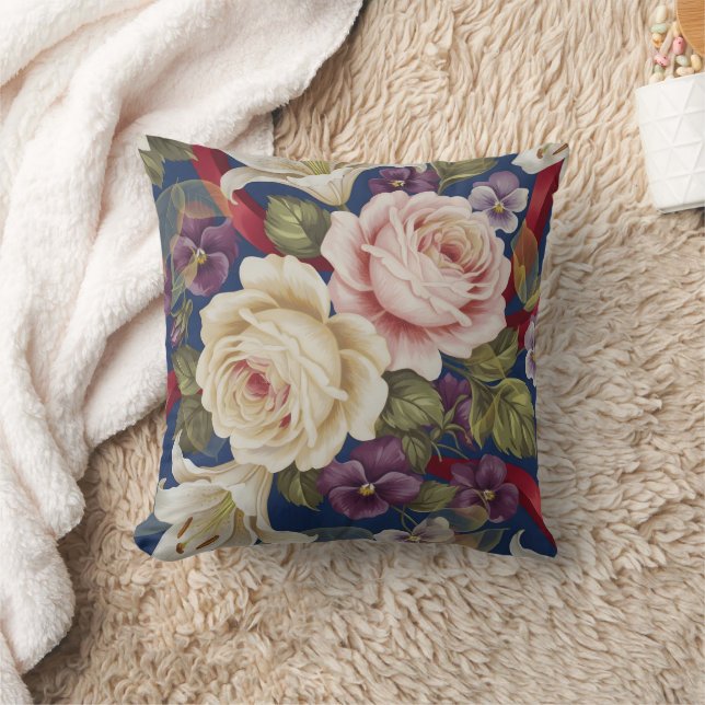 Coussin Motif floral (Couverture)