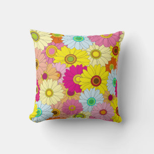 Coussin motif floral