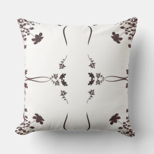 Coussin motif floral