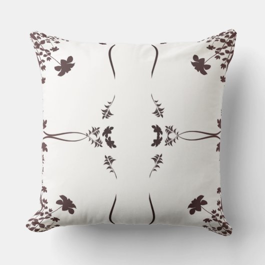 Coussin motif floral (Recto)
