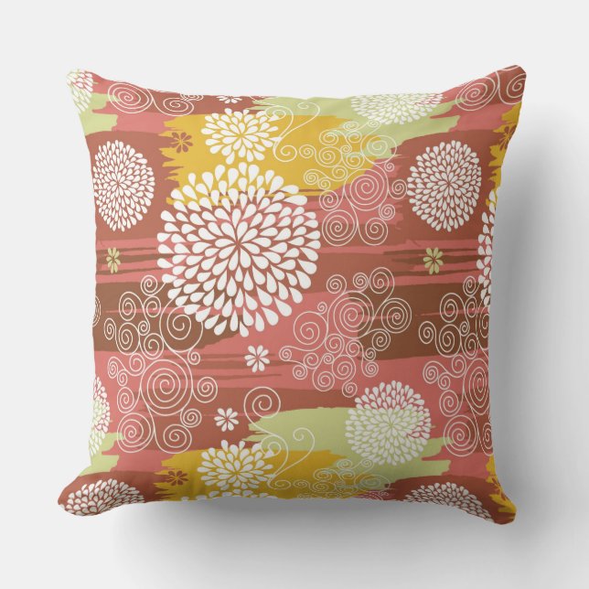 Coussin Motif floral 2 (Recto)