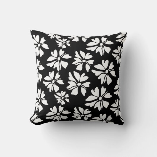 Coussin Motif floral abstrait (Recto)