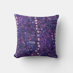 Coussin Motif floral abstrait coloré vibrant