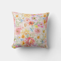 Motif floral aquarelle de printemps moderne mignon