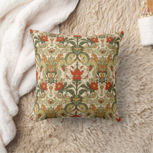 Coussin Motif floral Art nouveau de William Morris Compton