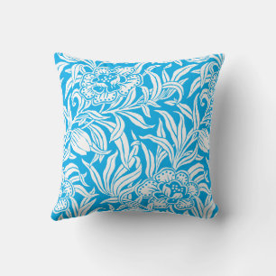 Coussin Motif floral botanique vintage Art Nouveau