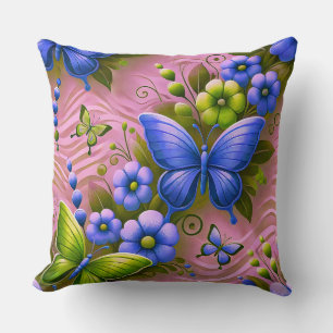Coussin Motif floral coloré