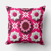 Motif floral de lotus rose pour une décoration int