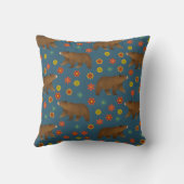 Coussin Motif floral de l'ours (Verso)