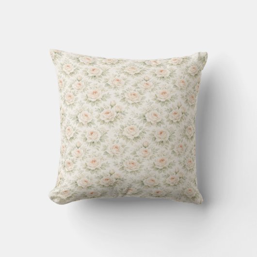 Coussin Motif floral de mariage (Recto)