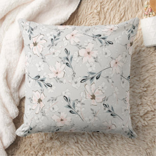 Coussin Motif floral délicat.