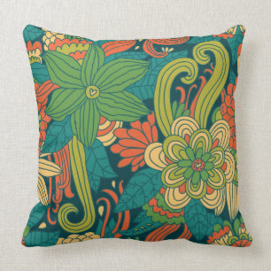 Coussin Motif floral d'été