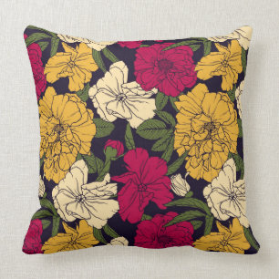 Coussin Motif floral élégant