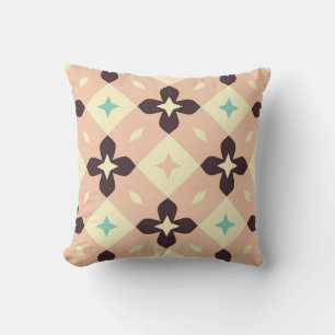 Coussin Motif floral géométrique sans couture
