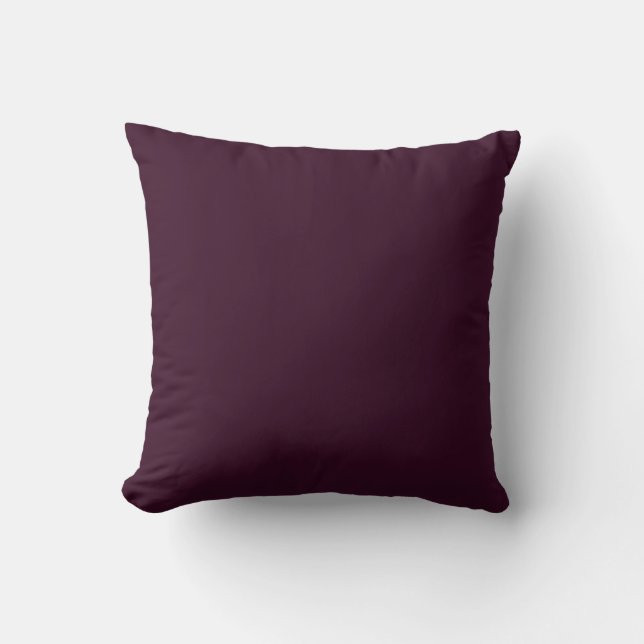 Coussin motif floral mignon violet foncé (Recto)
