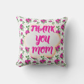 Coussin Motif floral personnalisé et sur mesure  (Recto)