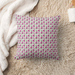 Coussin Motif floral rose sans couture Aquarelle élégant