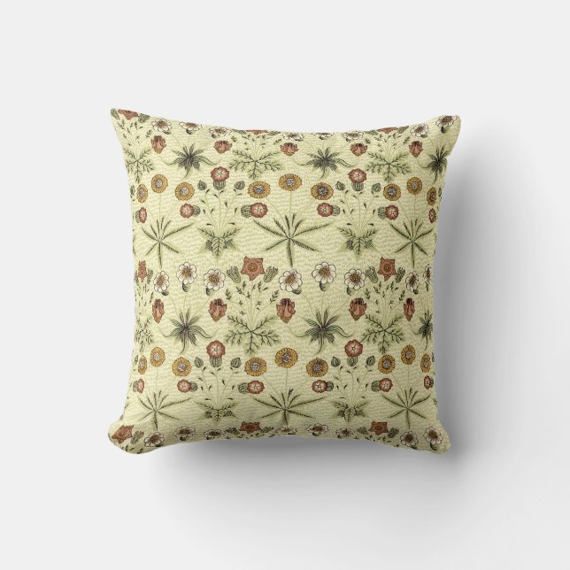 Coussin Motif floral sensible de William Morris (Recto)