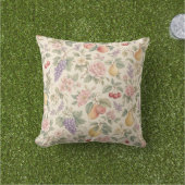 Coussin Motif floral vintage (Herbe)