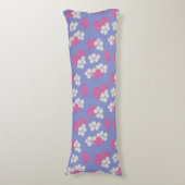 Coussin Motif Floral Violet (Devant (Vertical))