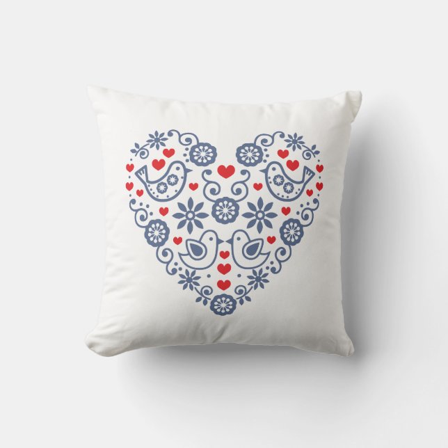 Coussin Motif folklorique slovaque (Recto)
