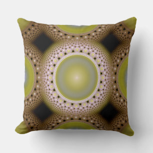 Coussin Motif fractal de Noël