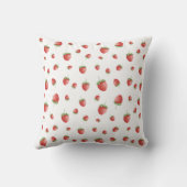Coussin Motif fraise (Verso)