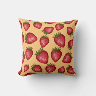 Coussin Motif fraise fascinant
