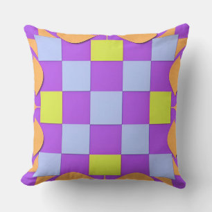Coussin Motif Géométrique Abstrait
