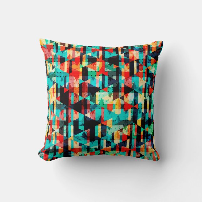 Coussin Motif géométrique abstrait (Recto)