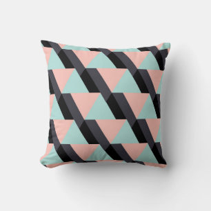 Coussin Motif géométrique aux couleurs pastel