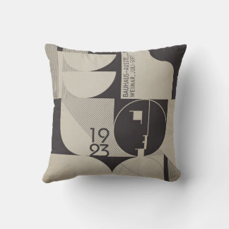 Coussin Motif géométrique inspiré du Bauhaus