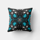 Coussin Motif géométrique moderne à points (Verso)