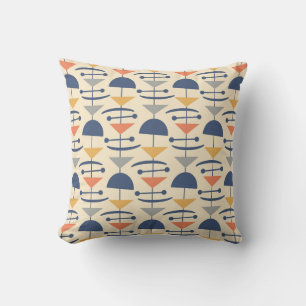 Coussin Motif géométrique moderne du milieu du siècle rétr