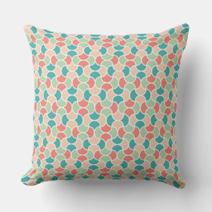 Coussin Motif géométrique rétro captivant