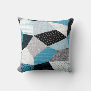 Coussin Motif géométrique sans couture, mosaïques. Freeh