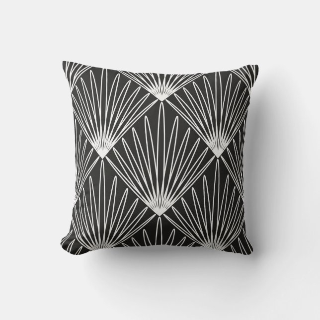 Coussin Motif géométrique transparent (Recto)