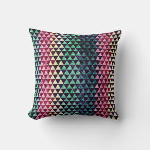 Coussin Motif géométrique triangle vintage sans couture