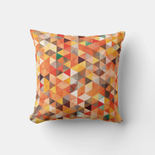 Coussin Motif géométrique triangulaire Abstrait