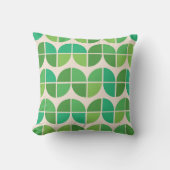 Coussin Motif géométrique vert citron vert de milieu de si (Recto)