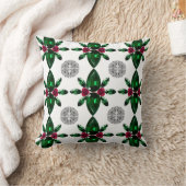 Coussin Motif Green & Red Gemstone (Couverture)