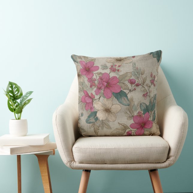 Coussin Motif gris français (Chaise)