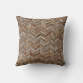 Coussin Motif Herringbone de la vache Imprimer (Verso)