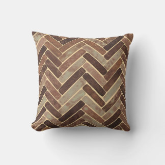 Coussin Motif Herringbone texturé