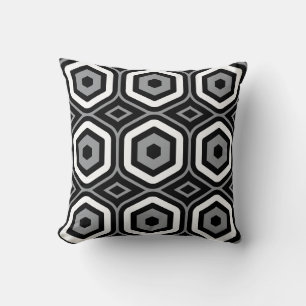 Coussin Motif hexagonal