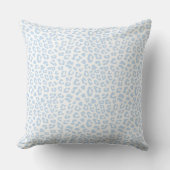 Coussin Motif imprimé léopard glacier (Recto)