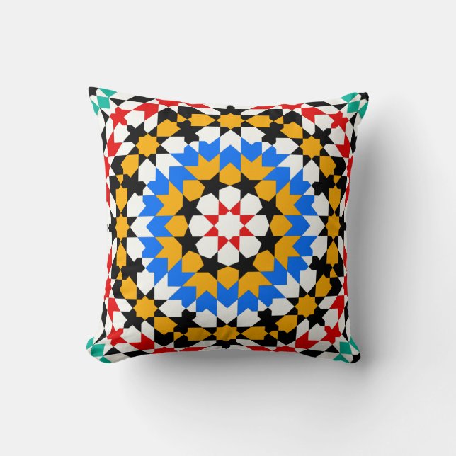 coussin motif islamique (Recto)