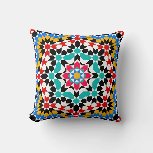 coussin motif islamique (Recto)