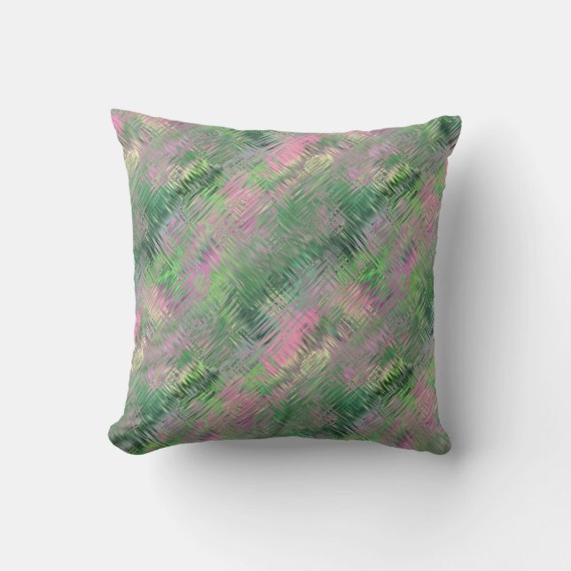 Coussin Motif Jade Green Crystal Gel (Recto)